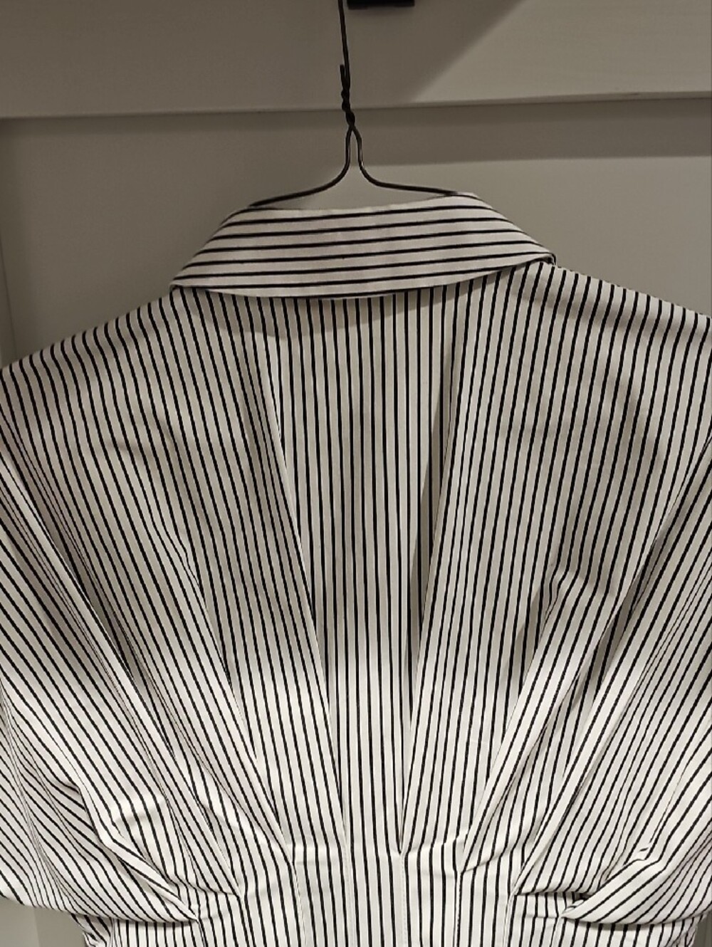 Anthropologie Exquise Black and White Striped Maxi Dress - Picture 6 of 8